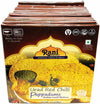 Rani Pappadums (Indian Lentil Wafer Snack) Red Chilli Papad 7oz (200g) Approximately 15pc, 7 inches, Pack of 12 ~ All Natural | 
