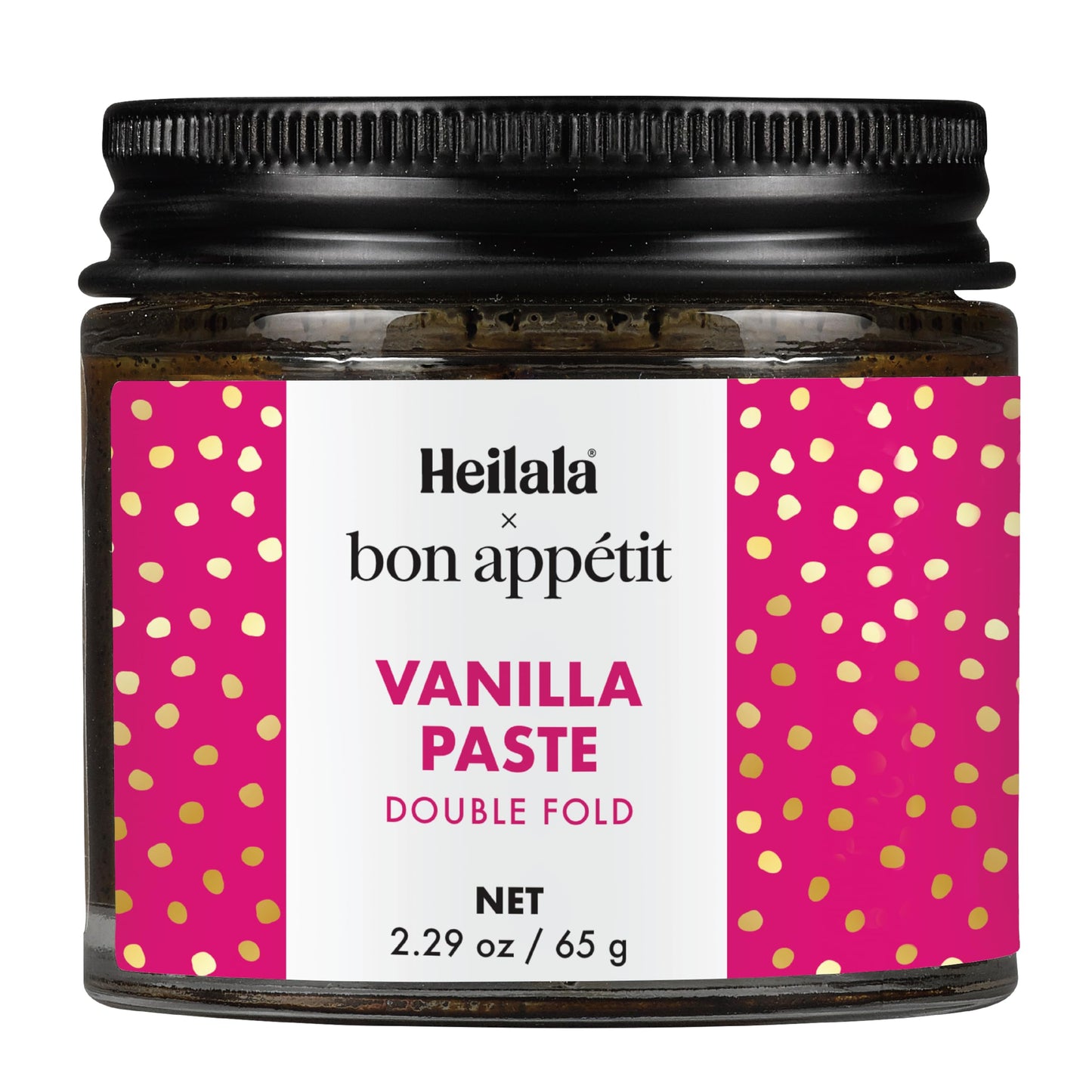 Heilala x Bon App  tit Double Fold Vanilla Bean Paste - Twice the Flavor and concentration, Sustainably Sourced, 2.29 oz