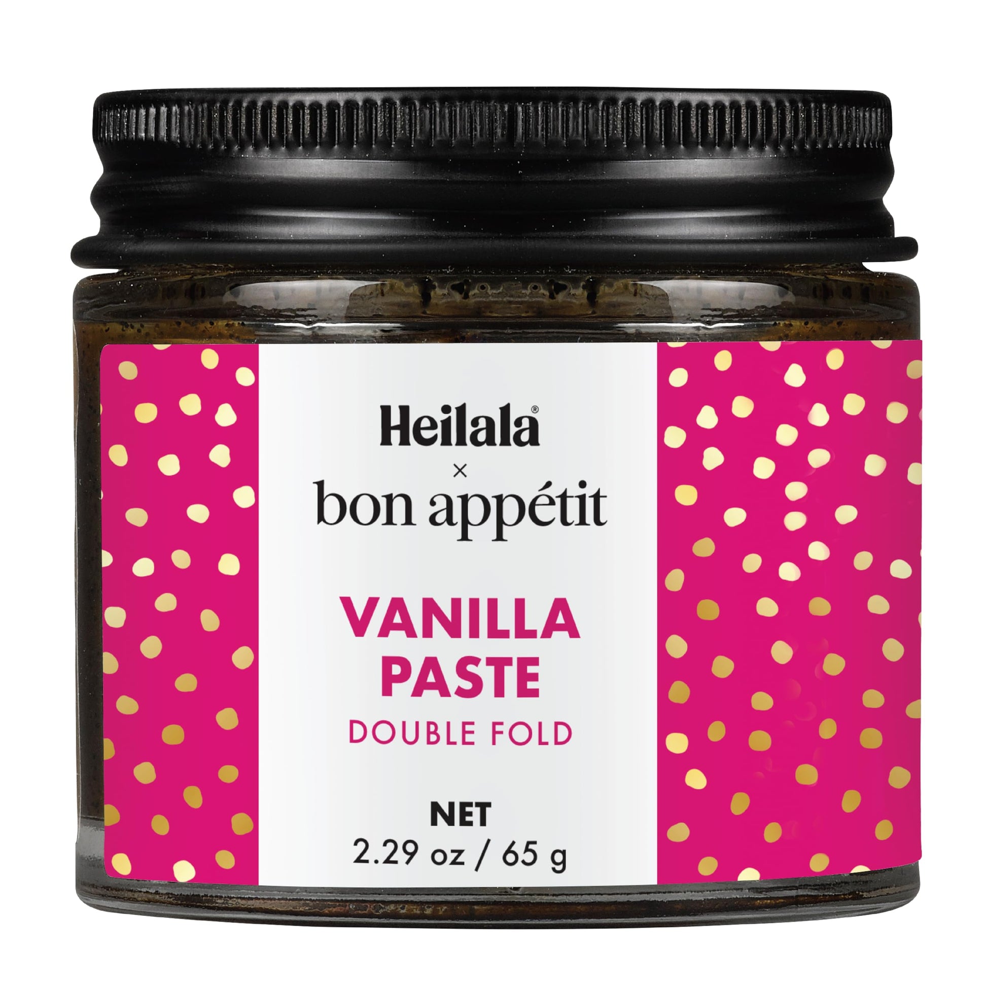 Heilala x Bon App  tit Double Fold Vanilla Bean Paste - Twice the Flavor and concentration, Sustainably Sourced, 2.29 oz