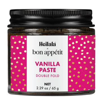 Heilala x Bon App  tit Double Fold Vanilla Bean Paste - Twice the Flavor and concentration, Sustainably Sourced, 2.29 oz