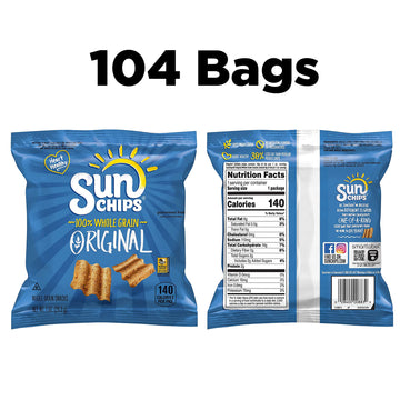 Sunchips Original Multigrain Snacks, 1 Ounce (Pack Of 104)