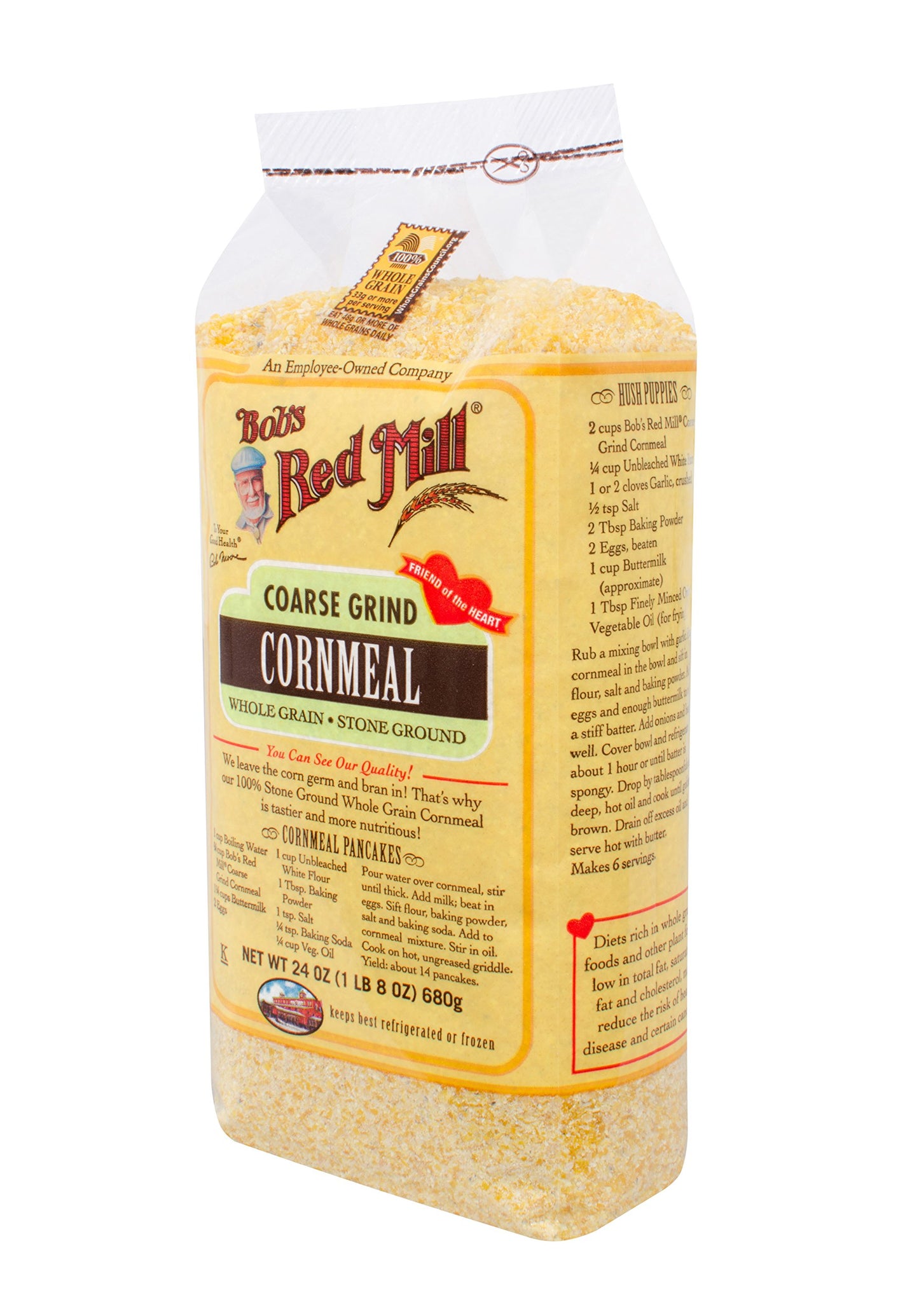 Bob'S Red Mill Cornmeal Coarse, 24 Ounce (Pack Of 4)