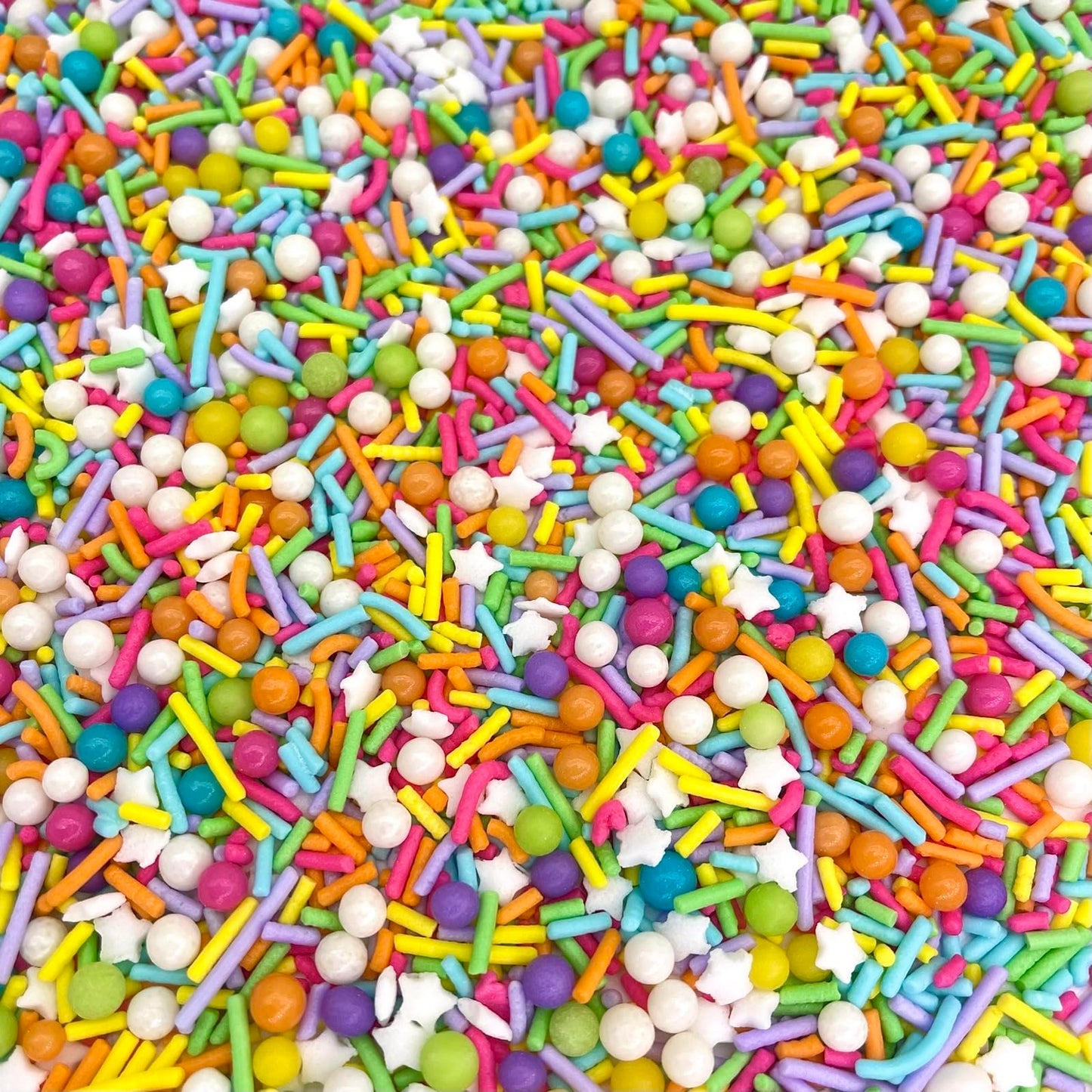 Manvscakes Edible Cake Sprinkles, Gluten Free, 4 Ounce, Rainbow Color, Perfect for Cookies and Desserts