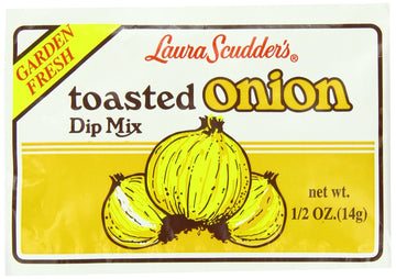 Laura Scudders Dry Dip Mix, Toasted Onion, 0.5-Ounce (Pack of 24)
