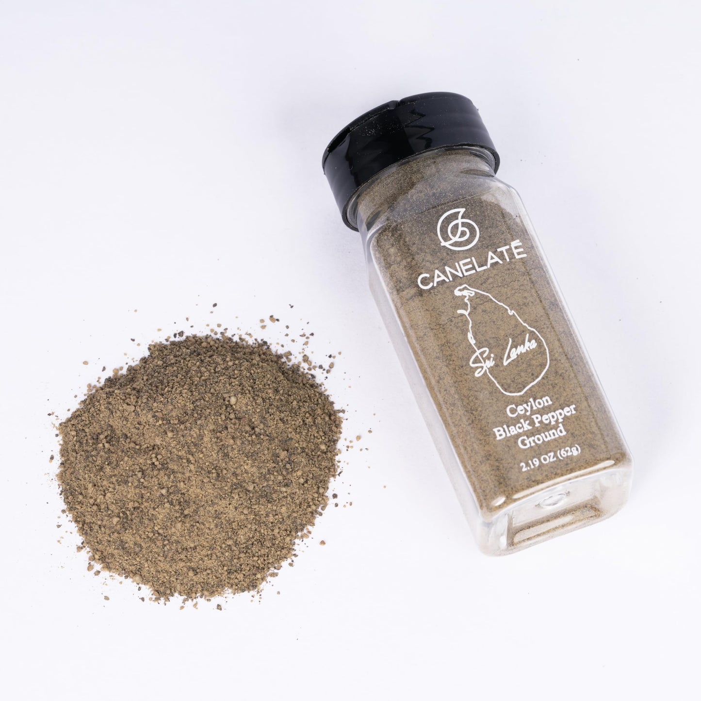 Canelat   Organic Black Pepper Ground 62G (2.19Oz) - Packed At The Source, 100% Pure, Highest Piperine Black Pepper From Small H