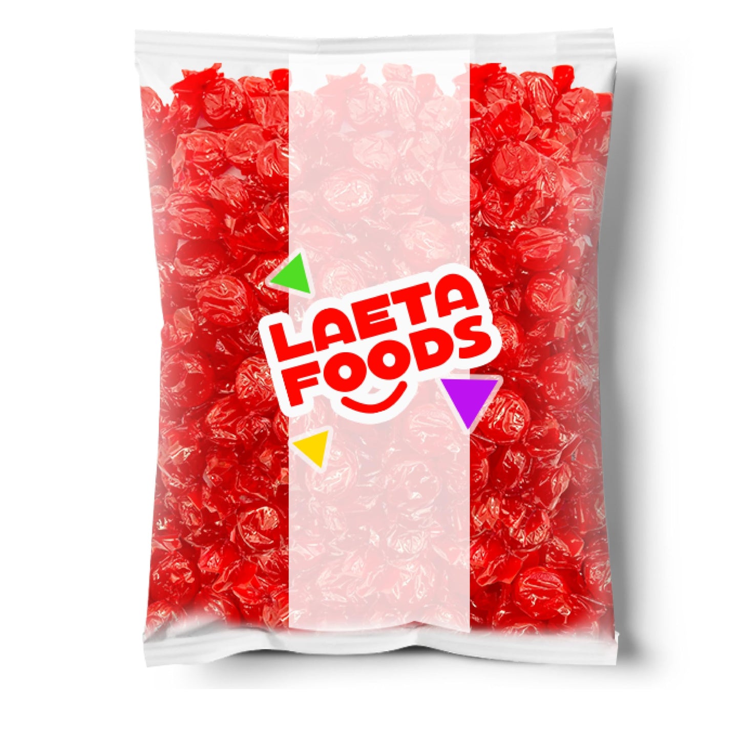 Laetafood Arcor Cinnamon Discs Hard Candy, Red Wrapped Candy (2 Pound Bag)