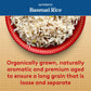 Royal White Basmati Rice - Organic Long Grain Basmati Rice - 2 lb Bag (Pack of 4)