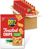 Ritz Toasted Chips Sour Cream And Onion Crackers, 6 - 8.1 Oz Bags