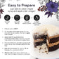 eat G.A.N.G.S.T.E.R. Dark Choconot Fudge Cake & Muffin Mix, Allergy-Friendly Baking Mix, Grain-Free, No Dairy, Nuts, Gluten, Dai