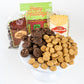 Christmas Cookie House Gift Box With 2 Cookie Flavors Inside By Send A Cake – Hot Chocolate & Snickerdoodle Sugar Cookies – Festive Holiday Gift For Women, Men, Sister, Mom, Dad, Best Friend, Mature-Themeds, Kids