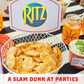Ritz Crisp And Thins Cream Cheese And Onion Chips, Party Snacks, Bulk Snacks, 6 - 7.1 Oz Bags