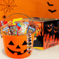 Halloween Assorted Pumpkin Bucket (44 Count) Filled with Candies  Snacks  Cookies and more   for Family  Friends  Kids  Boys and Girls