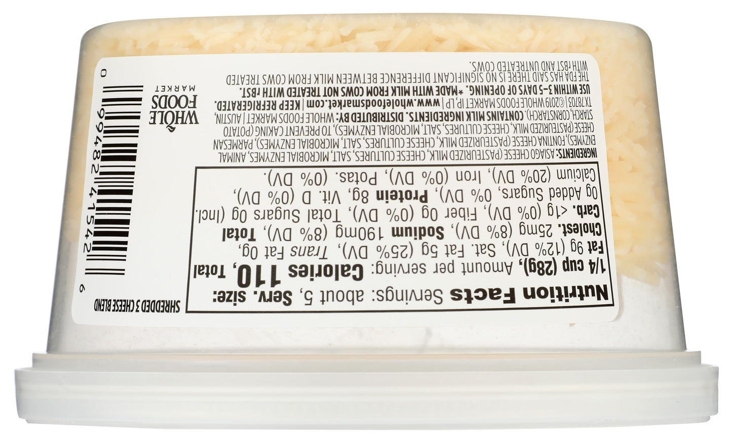 365 Everyday Value, 3 Cheese Blend, 5 oz