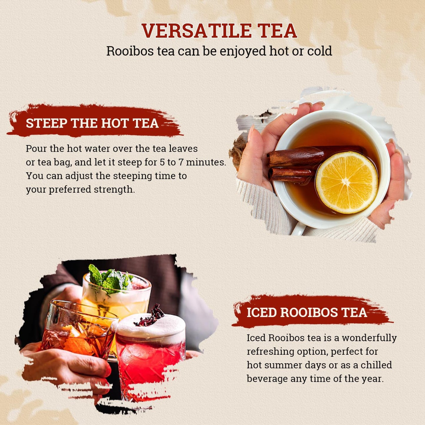 52USA Rooibos Tea Organic, Caffeine Free, 100 Tea Bags, Naturally Sweet, 9oz (250g)