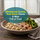 Reganic Organic Brown Rice with Quinoa & Garlic Pouch, USDA Organic, Nutty & Wholesome Blend, 100% Recyclable Pouch, 10g Protein