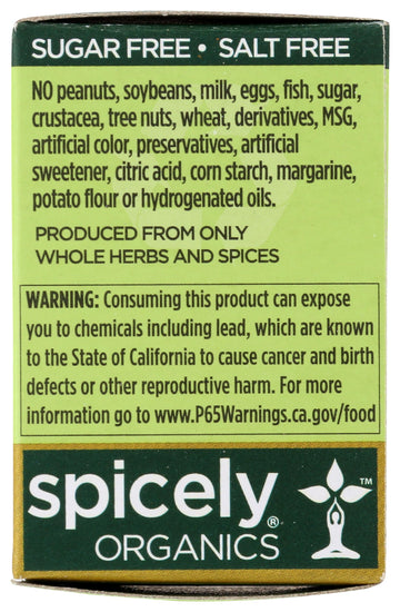 Spicely Organic Allspice Powder 0.45 Ounce Ecobox Certified Gluten-Free