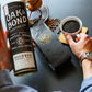OAK & BOND spirit-inspired flavor Barrel Aged Coffee, Brazil Single Origin, Medium Roast, 10oz, Black