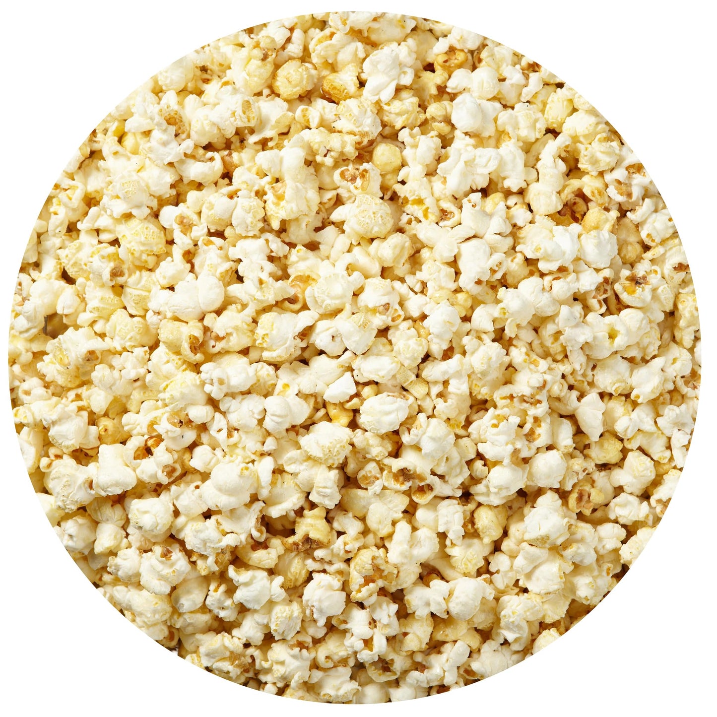 Sweet Kettle Popcorn Bucket With Scoop, 20 Ounce, White Popcorn Tub, Fresh Gourmet Popcorn, The Hampton Popcorn & Candy Company