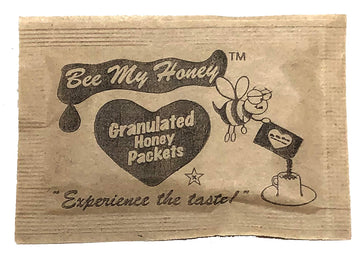 Bee My Honey Pure Granulated Honey Packets Individual Honey Crystal Packets (120)