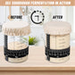 Xileanalee Pro Sourdough Starter Jar Kit 2 Packs-35 Oz Sourdough Bread Starter Jar Kit With Date Marked Feeding Band,Thermometer,Spatula,Cloth Cover& Lid For Sour Dough Bread Loaf (2 Pcs)