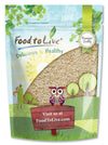Hulled Sesame Seeds, 2 Pounds — Non-Gmo Verified, Whole Raw White Sesame Seeds, Kosher And Vegan, Unroasted, Bulk Sesame. High In Magnesium, Iron, And Calcium. Perfect For Tahini Paste