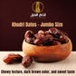 Premium Khudri Dates, 6.6 Lbs (3 Kg) - Jumbo Whole Dates, Naturally Sweet Dates Box, Nutrient-Rich, High In Fiber & Antioxidants