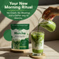 Ceremonial Grade Matcha Powder Infused with Moringa  Green Tea Extract  L-Theanine  Inulin  Spirulina  Ceylon Cinnamon  and Lemon Balm - 100% First Harvest Japanese Tea (30 Servings)