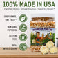 Princeton Popcorn Hulless Popcorn Kernels, Easy-Eating, Non-GMO, 6-Pack, 96oz, Brown and White
