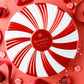 BONNIE AND POP Christmas Gift Basket - 8 Piece Set - Chocolate & Nut Assortment - Peppermint Color