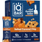 IQBAR x Chef Thomas Keller - Brain and Body Plant Protein Bars - Salted Caramel Chip - 12-Count, Low Carb, High Fiber, Gluten Fr