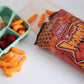 Herrs Baked Cheese, Hot Cheese or Honey Curls- 8 oz. Bags (Honey, 3 Bags)