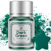 Shanlinly Dark Green Edible Luster Dust - 5 Grams Food Grade Cake Dust Shimmer Powdered, Edible Metallic Powder Food Coloring fo