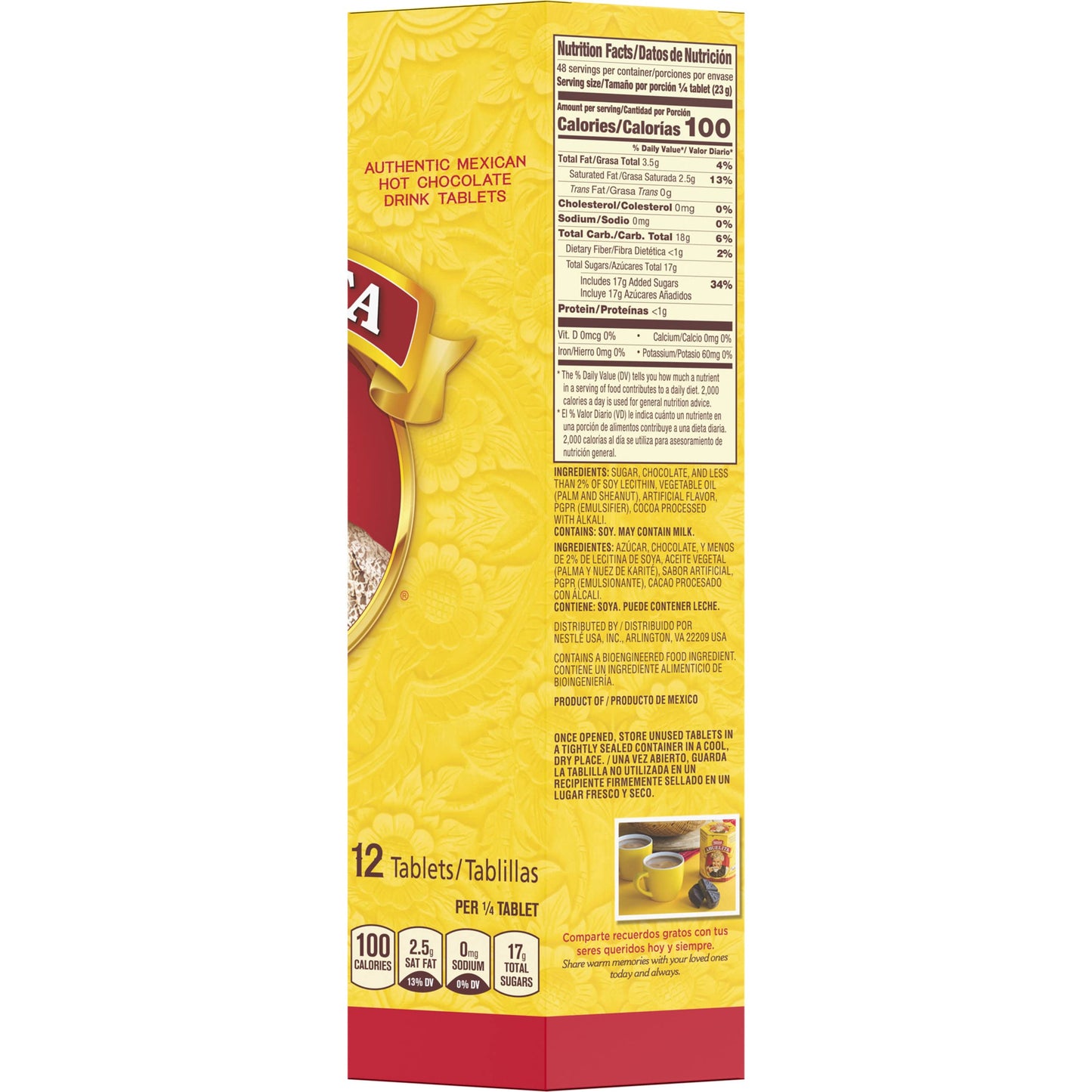 Abuelita Mexican Chocolate compact pieces, 36 Count (Pack of 3), New Version, Model PF-MAH1-F5EK