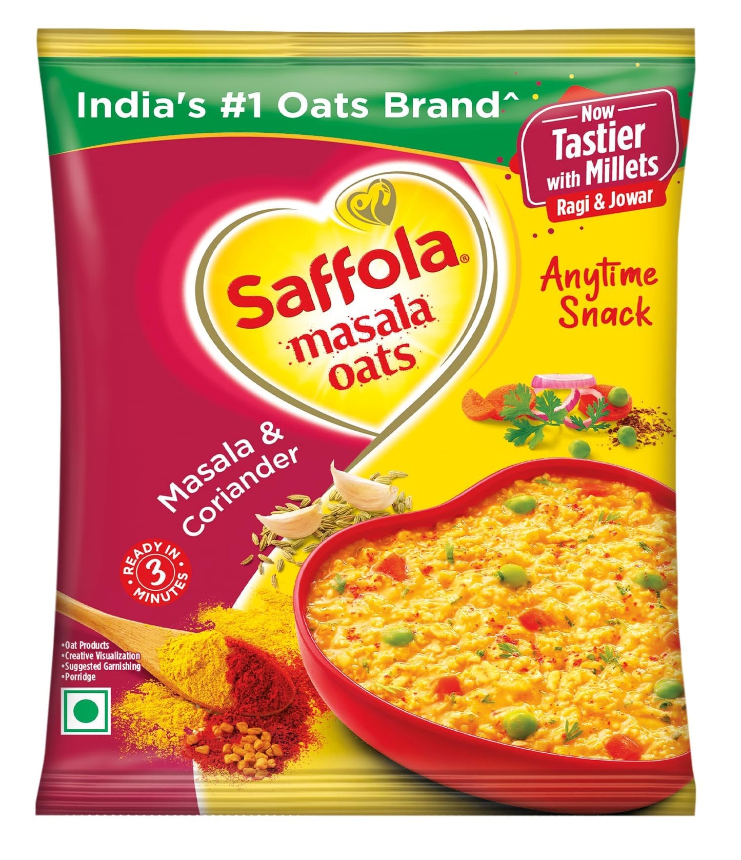 Saffola Masala and Coriander Oats, 39g