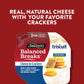 Sargento Balanced Breaks Cheese & Crackers, Natural Gouda & Sharp Cheddar Cheeses and TRISCUIT Mini Original Crackers Snack Kit,