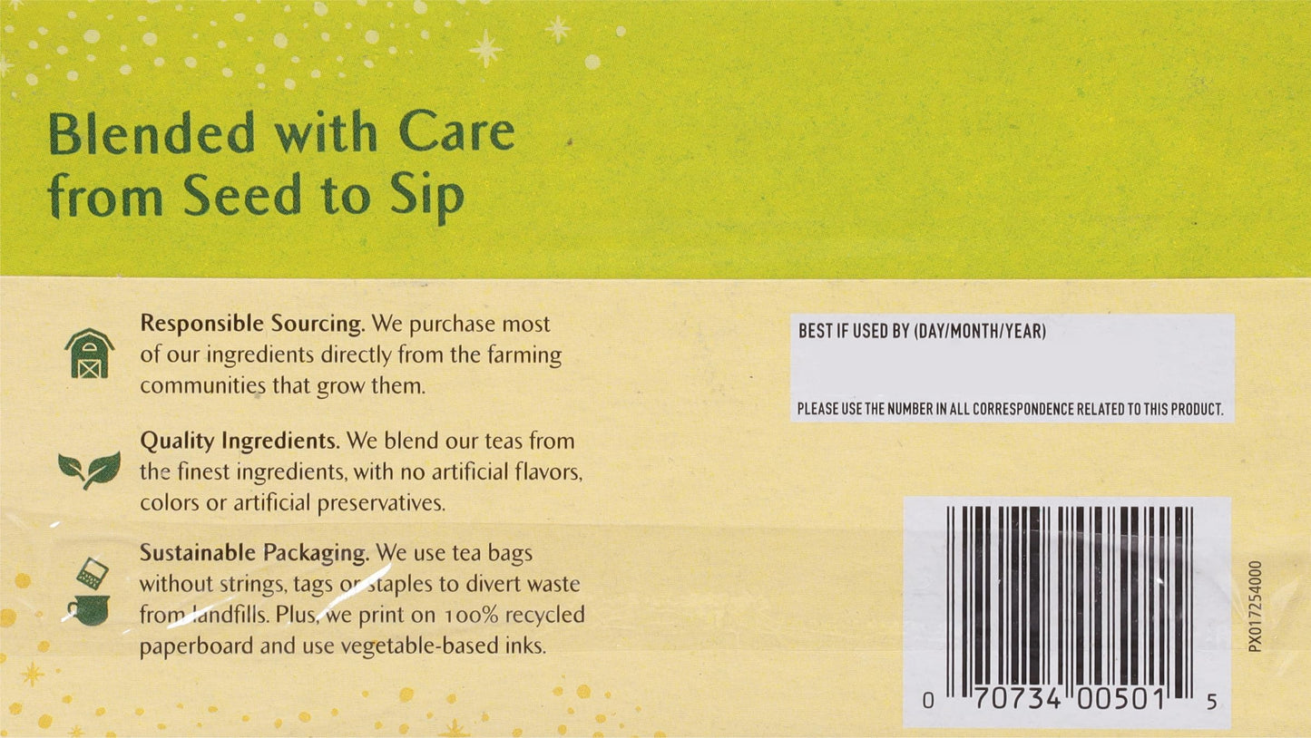 Celestial Seasonings Green Tea, Authentic, 40 Count (Pack of 6), Contains Caffeine, Model 501