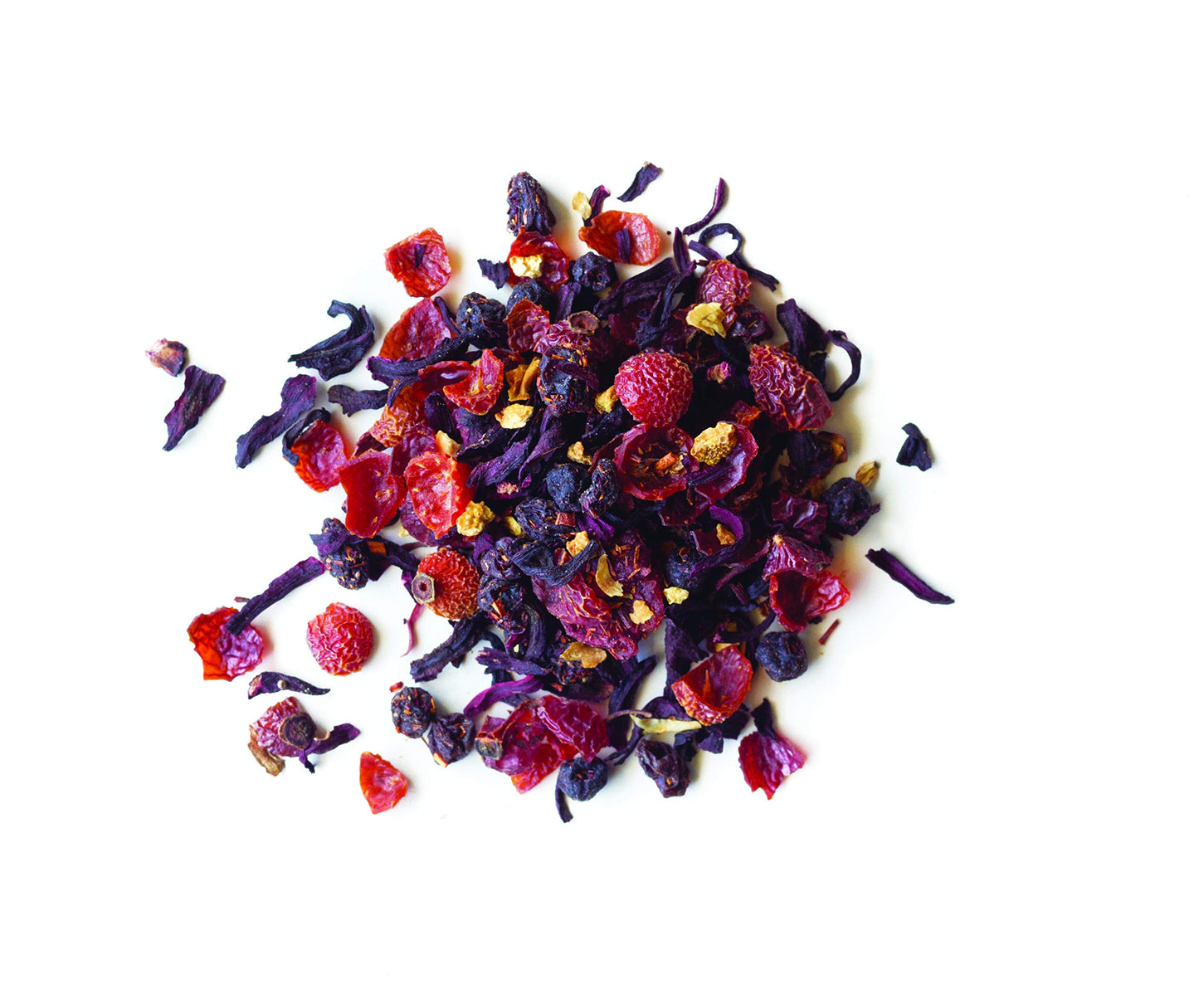 Rishi Tea Scarlet Herbal Tea - Organic Loose Leaf, Caffeine Free, Berry Blend, 16 Ounces, 40+ Servings
