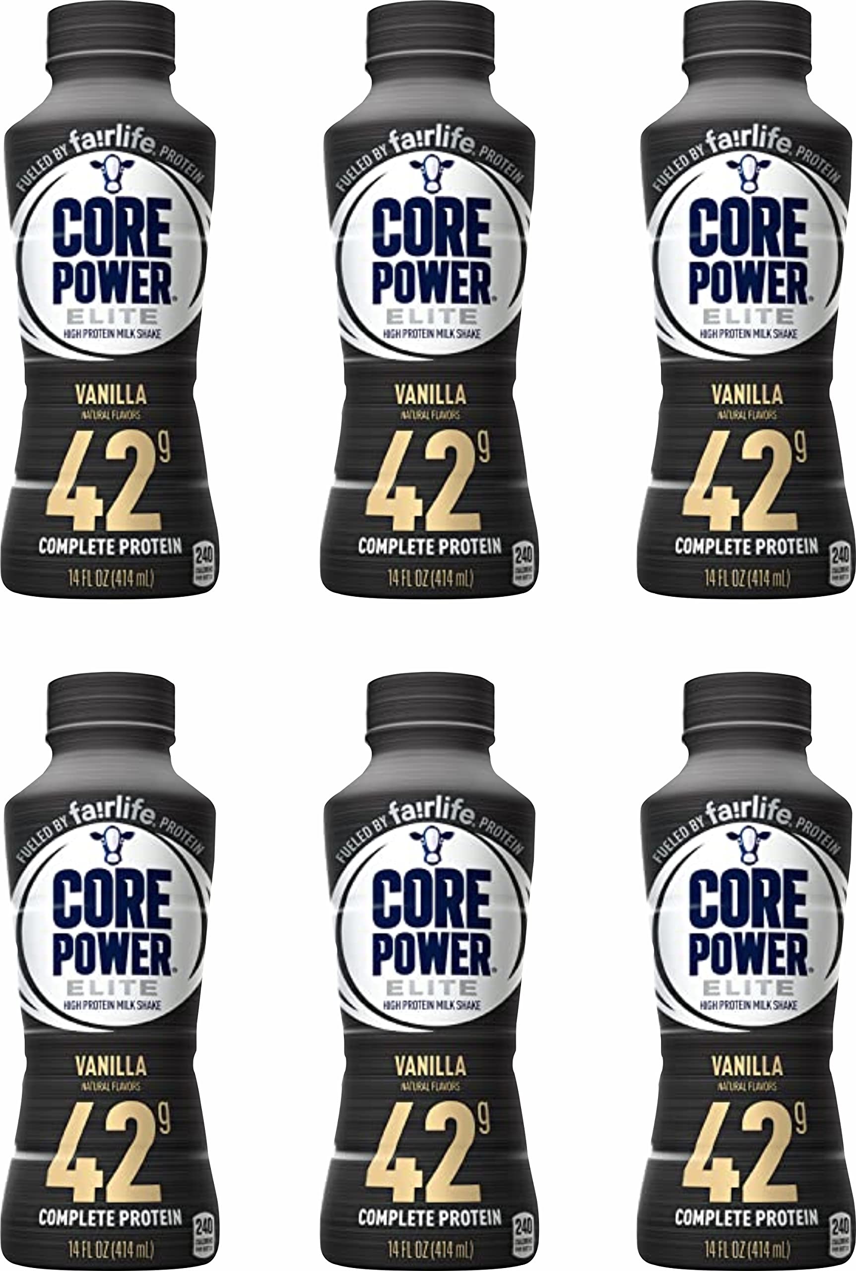 Fairlife Core Power High Protein Milk Shake, Natural Flavor Ready To Drink Protein Shake Distributed By Forbes Premier, 42Gm (Va