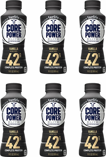 Fairlife Core Power High Protein Milk Shake, Natural Flavor Ready To Drink Protein Shake Distributed By Forbes Premier, 42Gm (Va