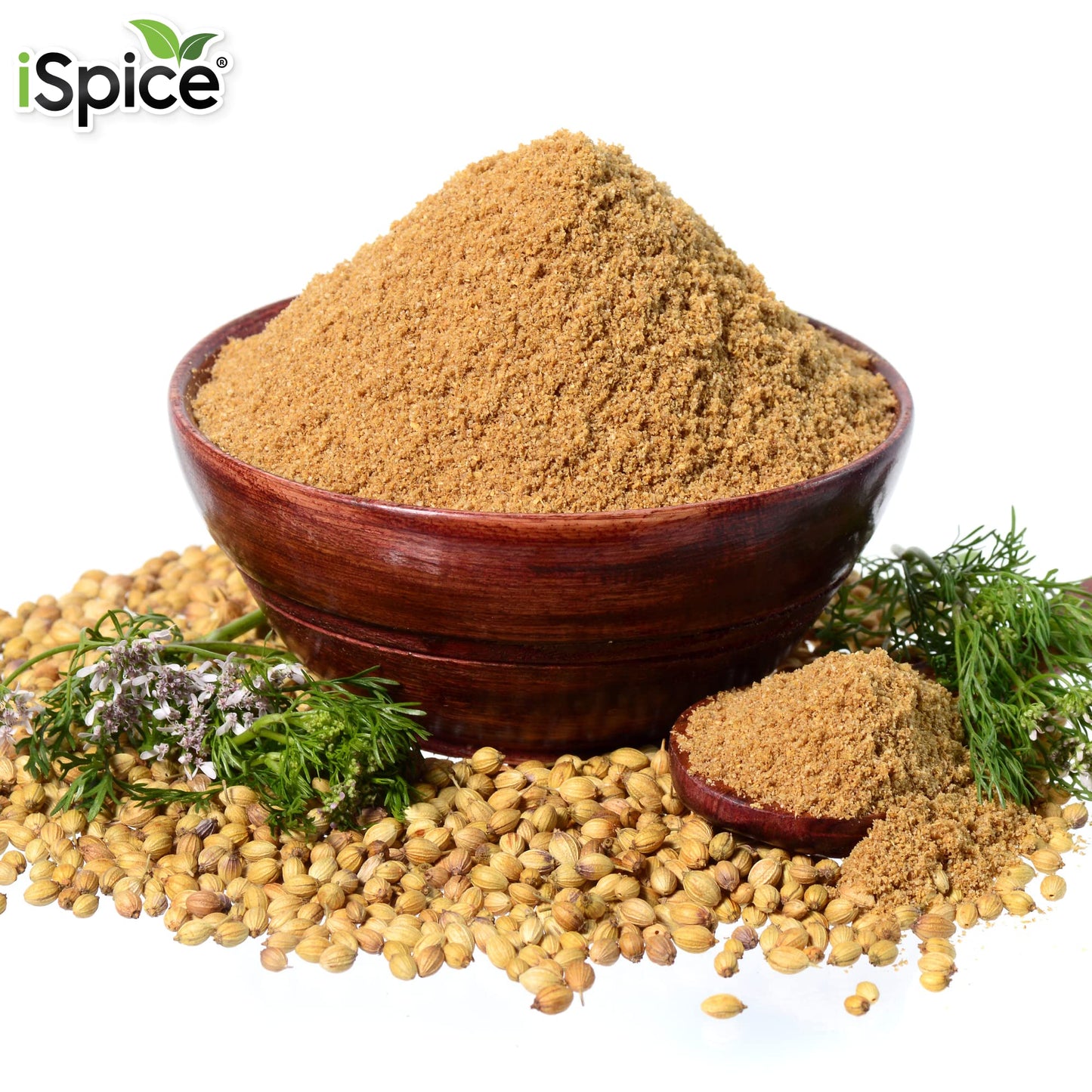 Ispice Enhanced Ground Coriander Seed Powder | Pure And Fresh |Essential Kitchen Herbs |4.7Oz (134G)