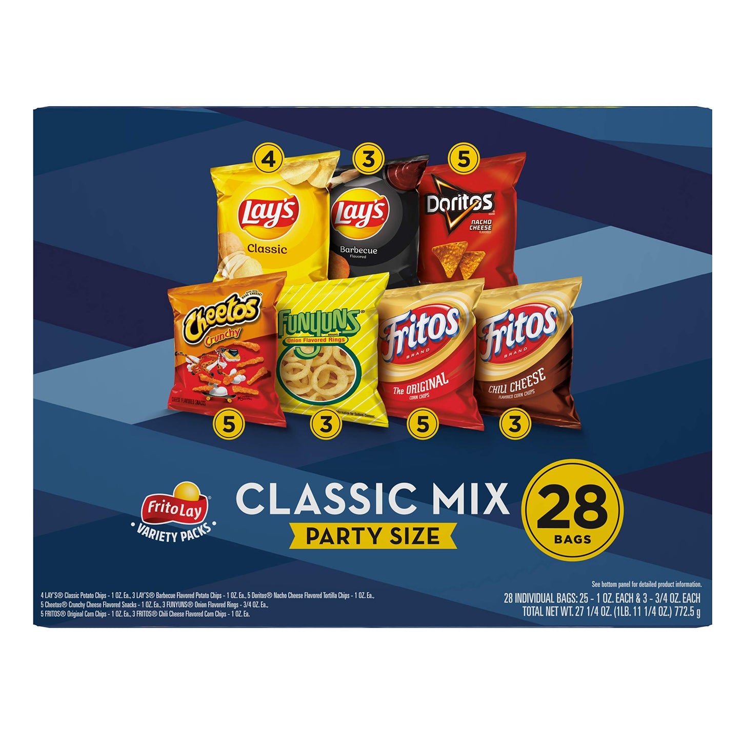 Frito Lay Variety Pack Classic Mix, 1 Oz, 28 Ct