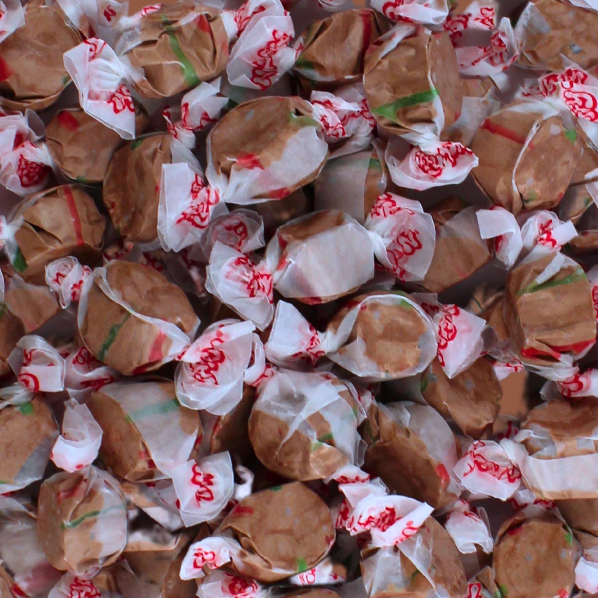Hot Chocolate Flavored Salt Water Taffy Individually Wrapped- Old Fashion Saltwater Taffy Candy Bulk by Queen City Candy Cave (1