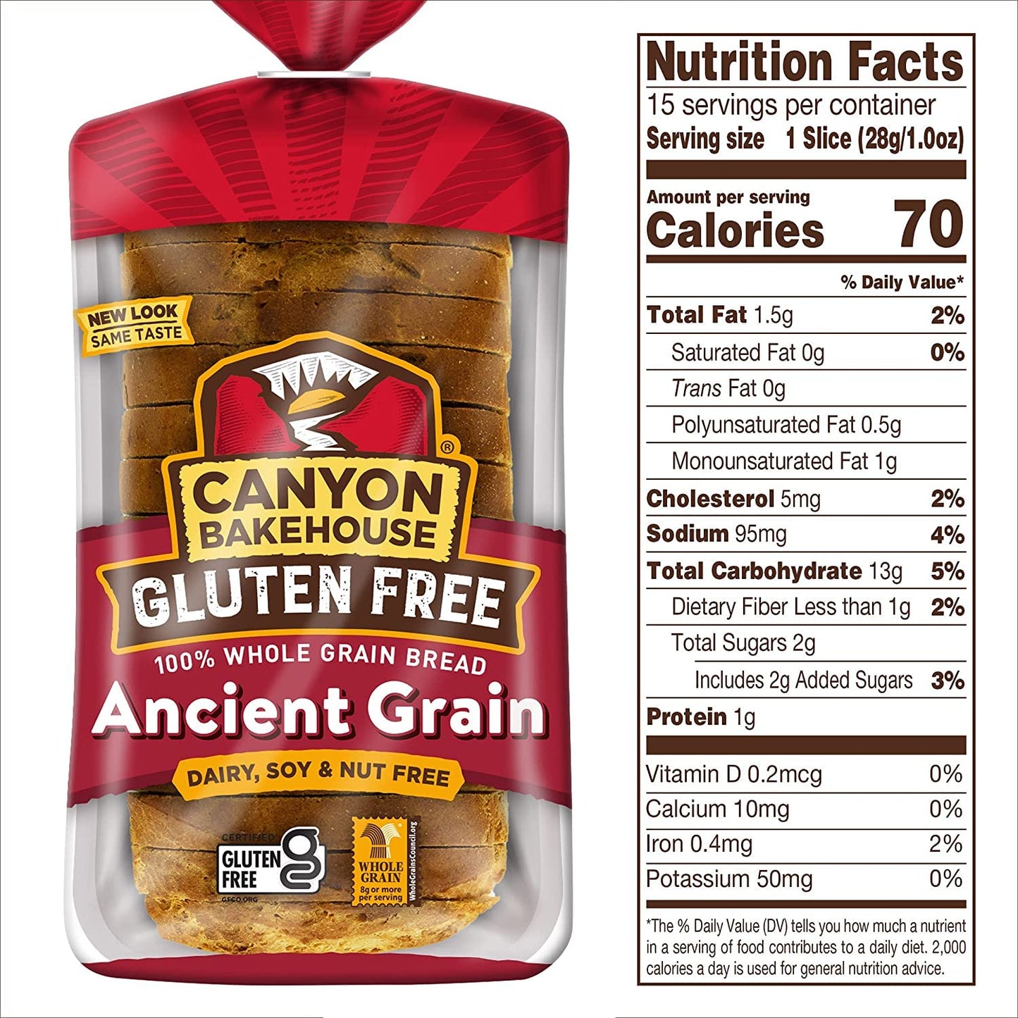 Bread Ancient Grain (Pack Of 6)