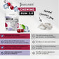Jawliner® Jawline Gum - Sugar-Free Cherry Ice, 1 Count Pack, Handmade, 15x Harder, Includes 12 Weeks Coaching, Red and Green