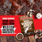 Smokin Hickory O.G Wahoo Ono Fish Jerky - Organic, Gourmet Smoked Fish Strips, Rich In Omega-3 & Protein, Low-Calorie, Low Sodium & Sugar - Smoky Umami Flavor - 2Oz Bag