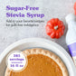 Nunaturals Stevia Syrup, Sugar-Free Sweetener, Plant-Based Sugar Substitute, Zero Calorie, Pumpkin Spice, 16 Oz