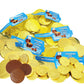 The Dreidel Company Hanukkah Chocolate Gelt, Milk Chocolate Coins, Made In Israel, Kosher Certified Cholov Yisroel Chanukah Coins Box, 0.42 Oz Each (12 Mesh Bags)
