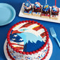 DecoPac   Deluxe Fusion Mix Candy Sprinkles, 26oz, Red, White, and Blue, Edible Sprinkles for Cakes, Cupcakes, Cookies