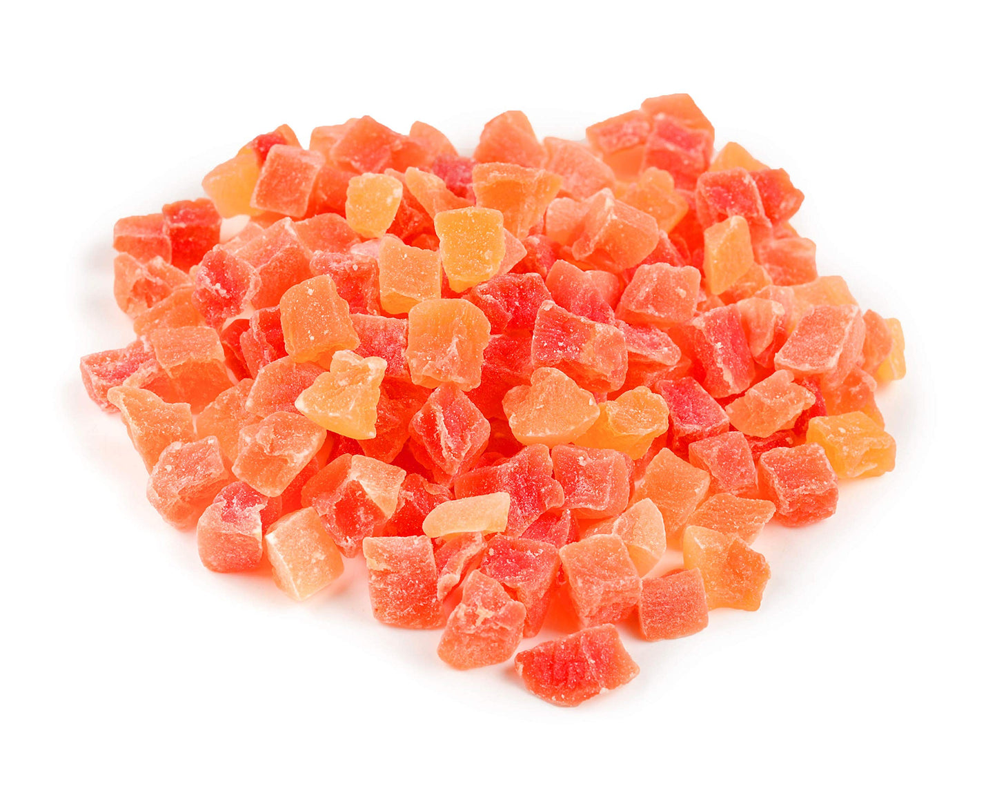 Anna And Sarah Dried Diced Papaya Low Sugar In Resealable Bag, 2Lbs