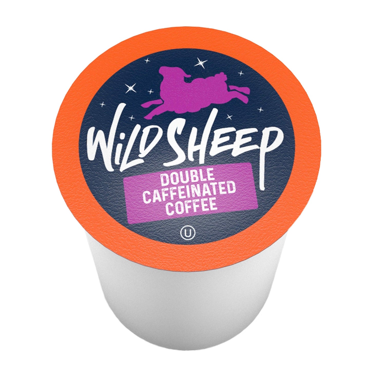 Wild Sheep High Caffeine Coffee Pods, Compatible with Keurig K-Cup, 40 Count, Recyclable Cups